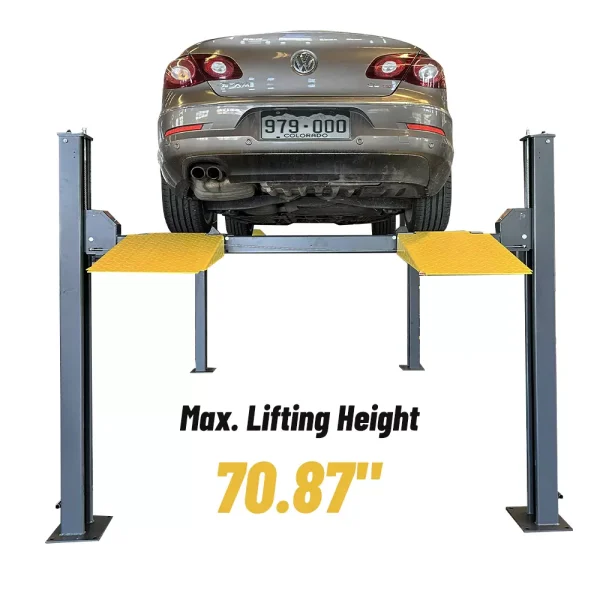 8500 Lbs Four Post Parking Lift 4-Post Storage Service Car Lift Casters-Pickup - Image 12