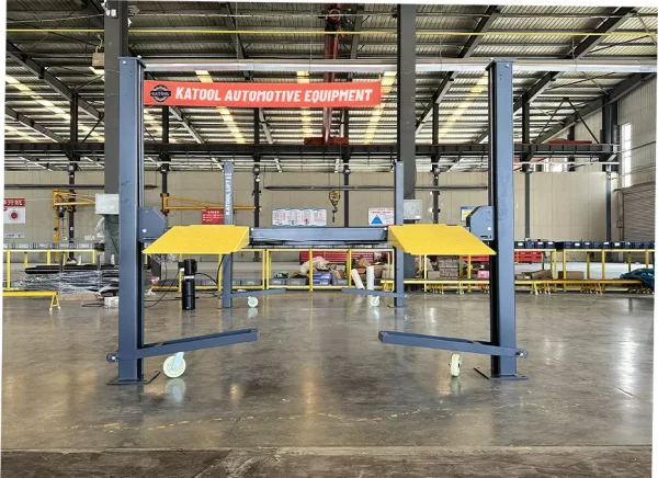 8500 Lbs Four Post Parking Lift 4-Post Storage Service Car Lift Casters-Pickup - Image 3